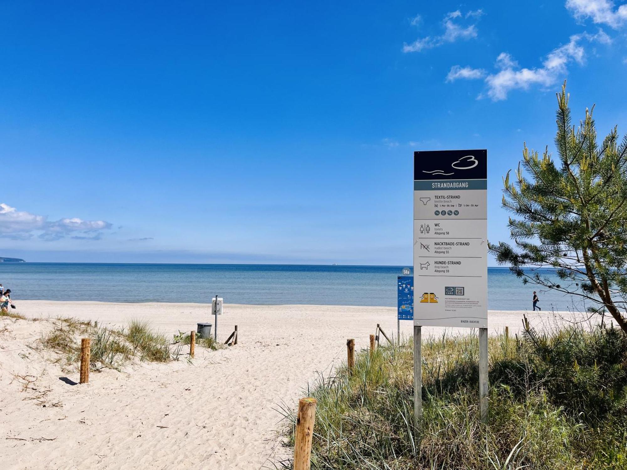 Ferienwohnung Domizil Am Meer Haus Arkona Prora Binz Exterior photo